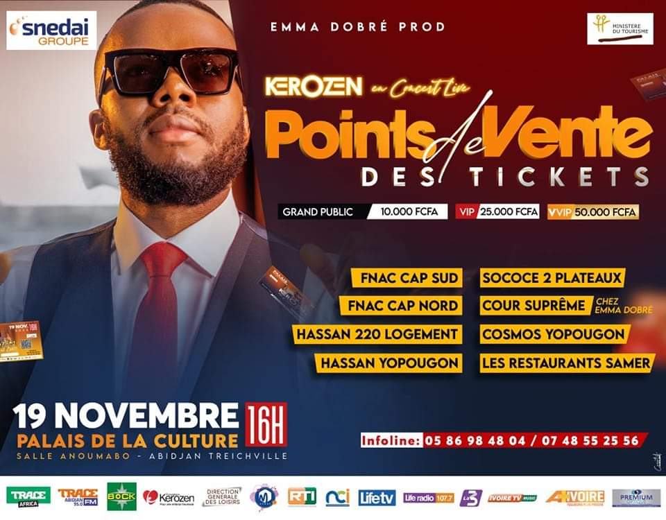 Kerozen en concert live au palais de la culture 