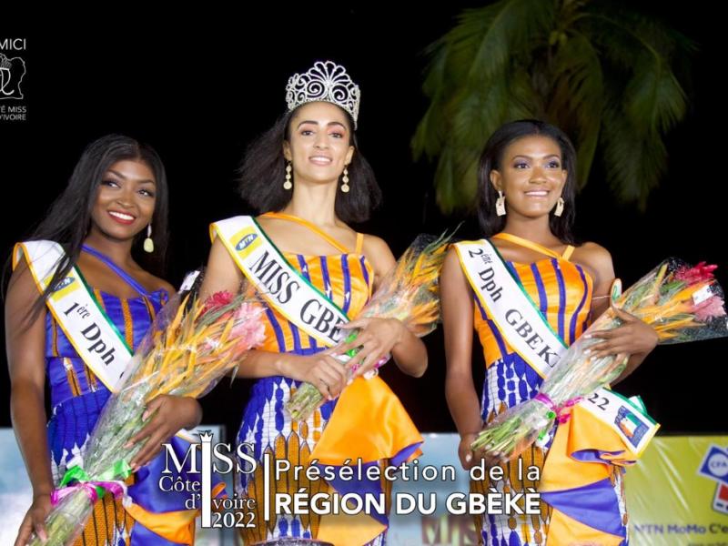 Présélection Miss Ci 2022 /  Kinsa remporte la couronne de la region du gbêkê /