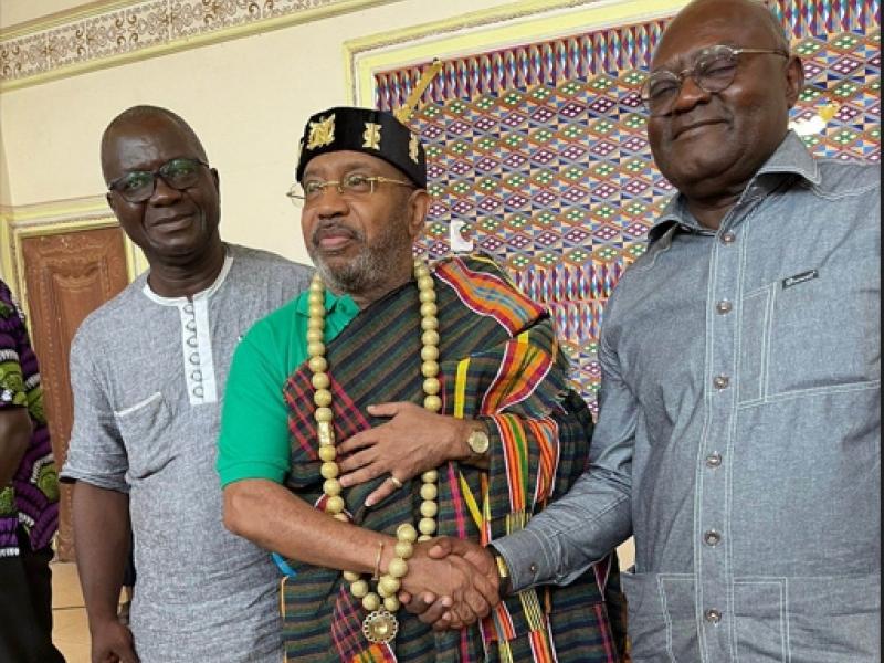 Aboisso : Le président du COMICI intronisé Nanan Amanlaman 2