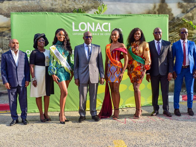 La fondation Lonaci apporte son soutien à la Miss Mylène DJihony et à la fondation COMICI dans la Construction d'un établissement scolaire dans le N'ZI