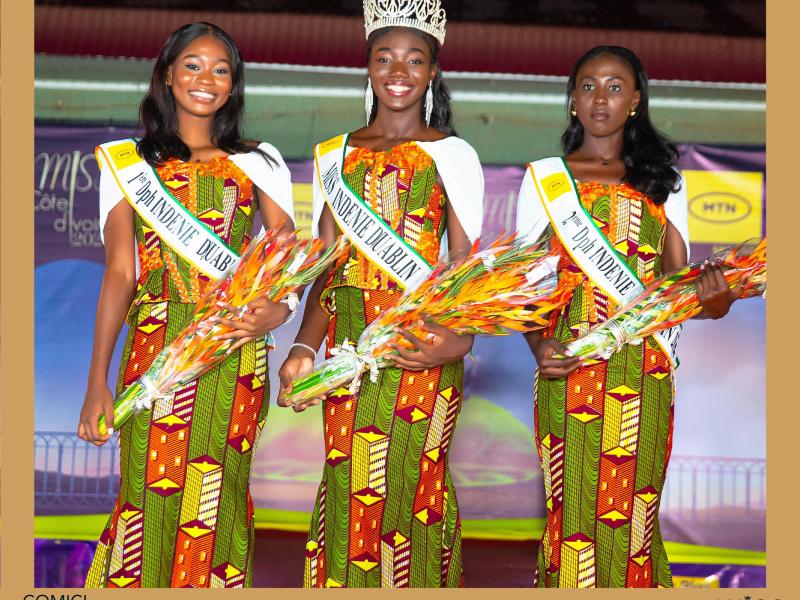 Présélections Miss CI 2024 : N'DRAMAN Marie-Pierre couronnée Miss Indénié-Djuablin