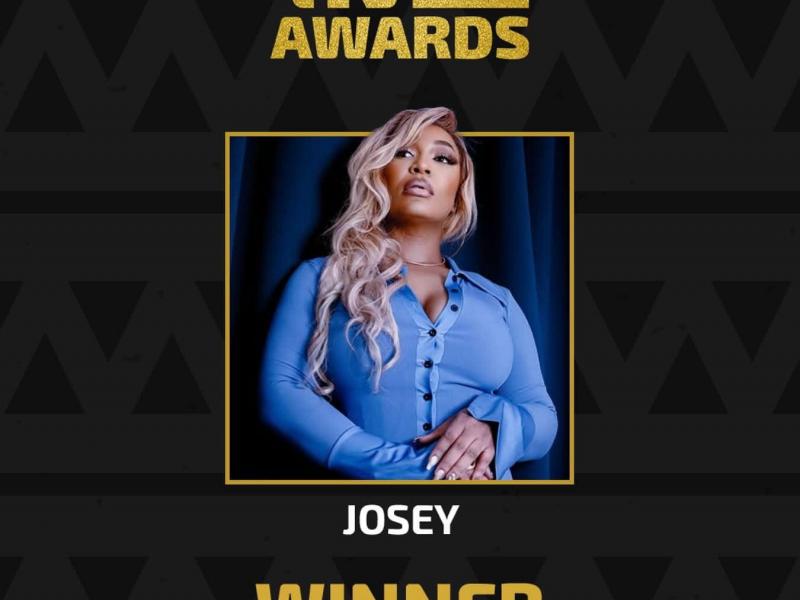 Josey sacrée "Meilleure artiste francophone" aux TRACE Awards 2024