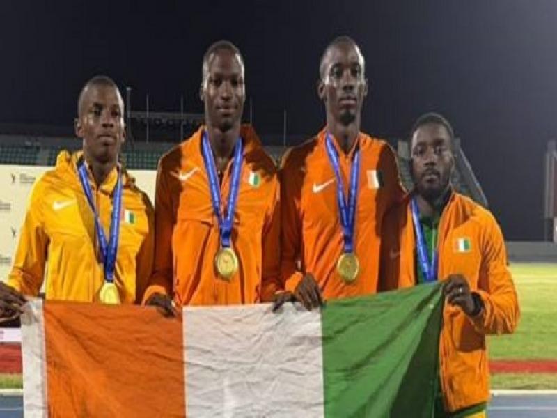 Athlétisme : la Côte d’Ivoire termine les Championnats d’Afrique avec 6 médailles dont 4 en or