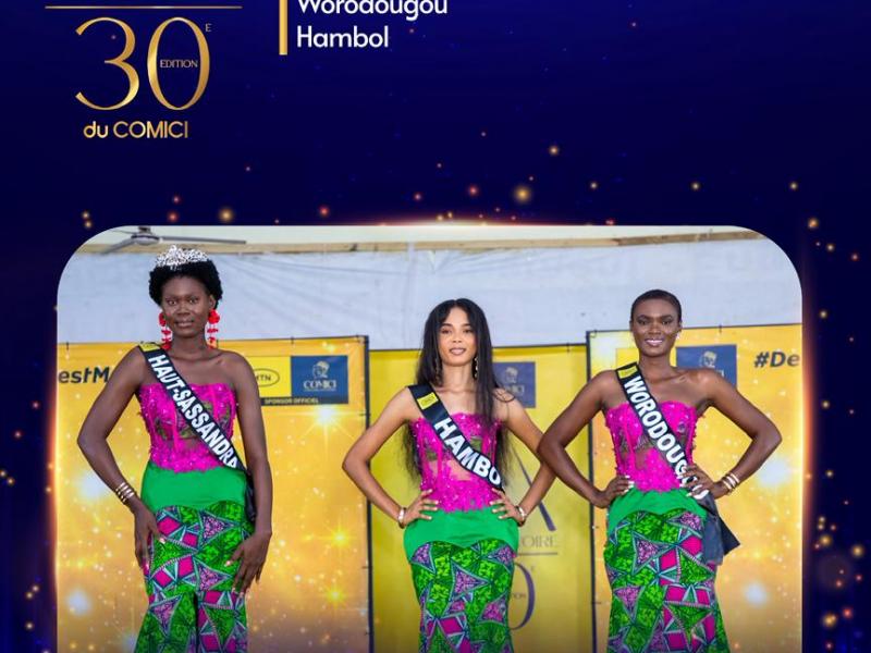 30è Miss CI : Adriana Ziombleoum, 1m84 de grâce et d'ambition, sacrée Miss Haut-Sassandra 2026 à Daloa