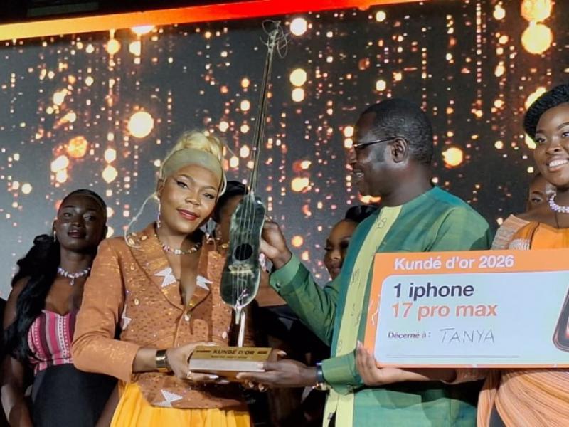 Kundé 2026 : Tanya décroche le prestigieux Kundé d’Or au Burkina Faso