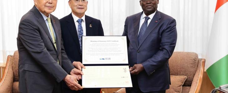 Taekwondo : le président du Kukkiwon choisit la Côte d'Ivoire comme porte d'entrée en Afrique