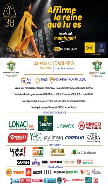 PRESELECTION 30E MISS CI DAOUKRO