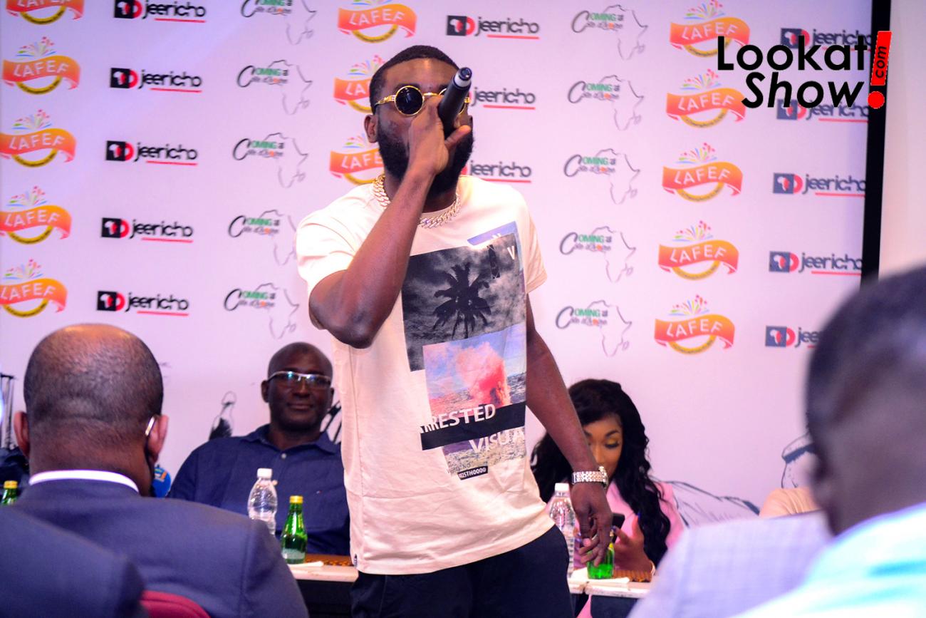 Lancement Coming to Cote d'ivoire avec Niska, Wally seck, Iba one au pull man