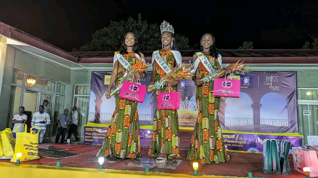 Présélections Miss CI 2024 : N'DRAMAN Marie-Pierre couronnée Miss Indénié-Djuablin