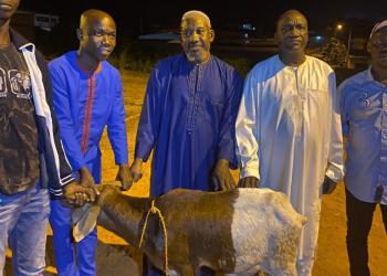 Agboville Les musulmans ont reçu des béliers du ministre Dimba Ngou Pierre