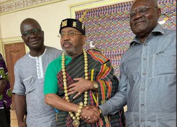 Aboisso : Le président du COMICI intronisé Nanan Amanlaman 2