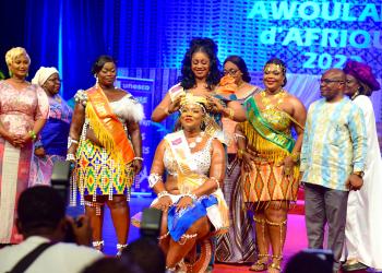 Mlle ABOYA Koua Constance Armelle, nouvelle Reine Awoulaba de Côte d'Ivoire 2023