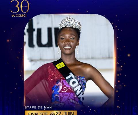 Présélection 30è Miss Côte d'Ivoire: Laura Akatia sacrée Miss Tonkpi à Man