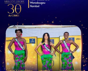 30è Miss CI : Adriana Ziombleoum, 1m84 de grâce et d'ambition, sacrée Miss Haut-Sassandra 2026 à Daloa